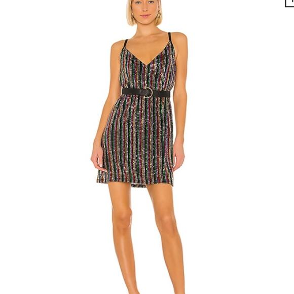 HP 🎉NWT Sanctuary Over The Rainbow Mini Dress - Picture 2 of 12